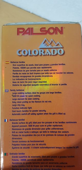 Barbacoa eléctrica Palson.