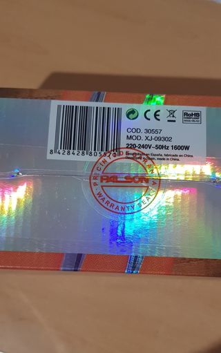 Barbacoa eléctrica Palson.