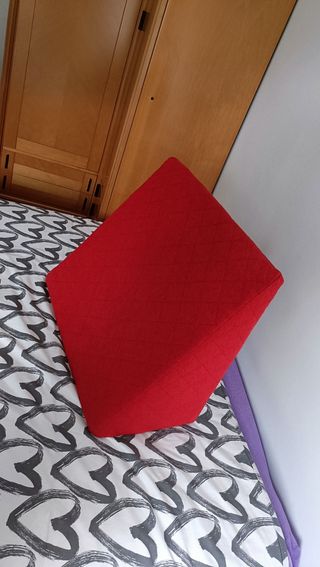 Cojin lectura - rojo o negro