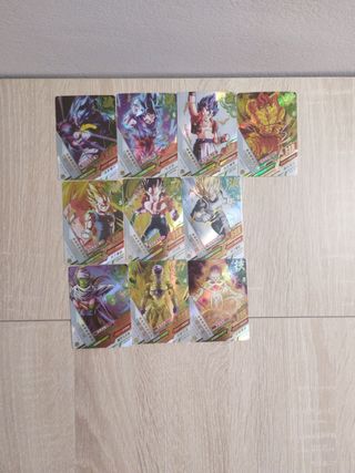 10 cartas Dragon Ball SSR
