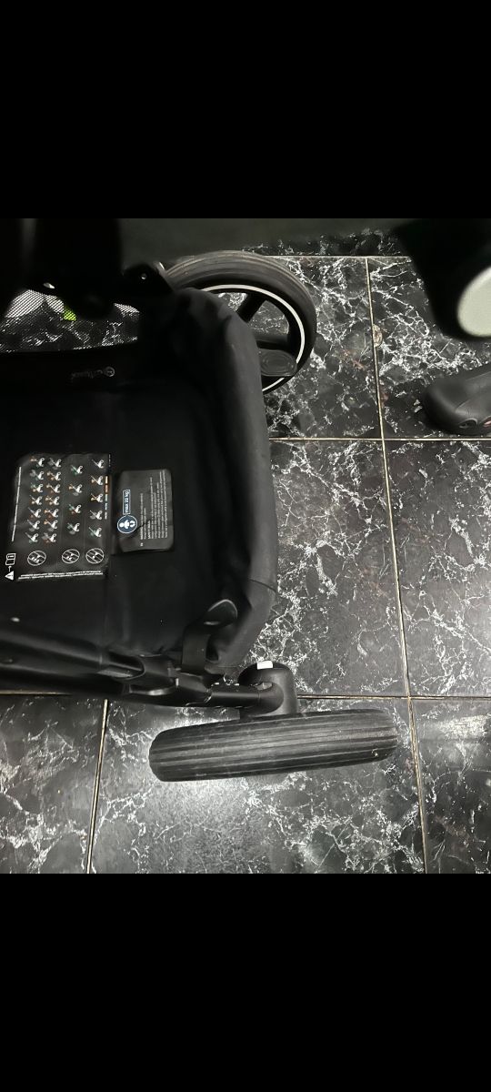 Cochecito gemelar Cybex gris