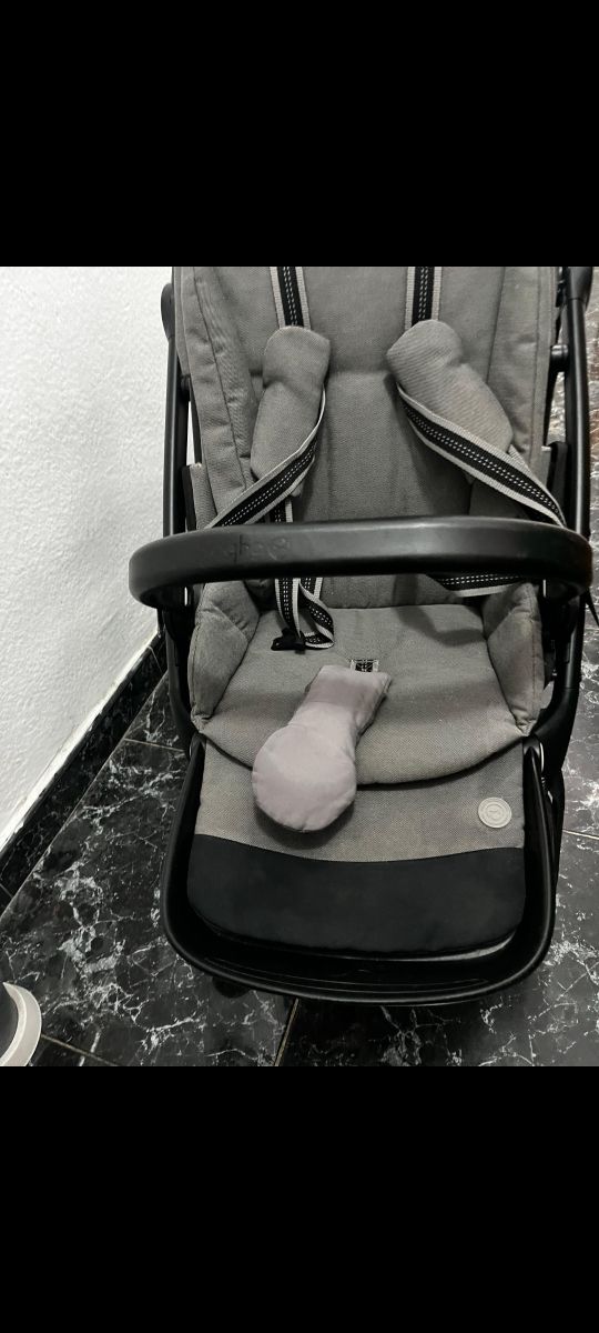 Cochecito gemelar Cybex gris