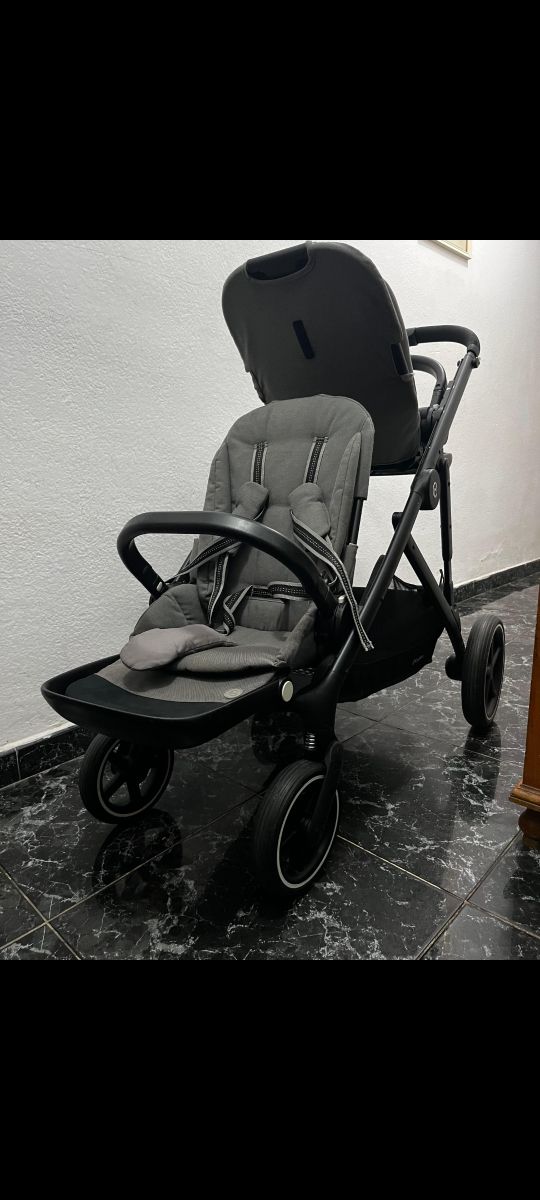 Cochecito gemelar Cybex gris