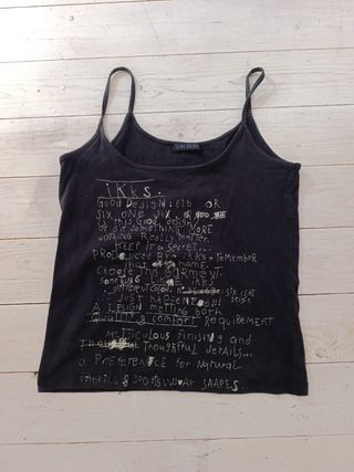 Camiseta negra IKKS - Talla única