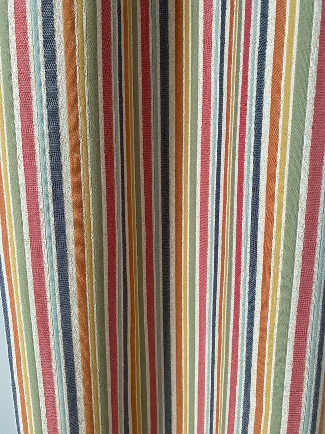 Tende a righe multicolori + tende