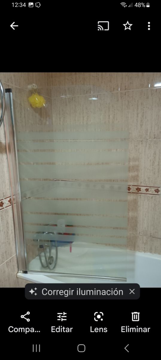 Bidet y mampara ducha