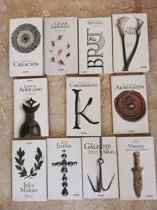 Novela histórica El País. 5x9€ (13x20€)