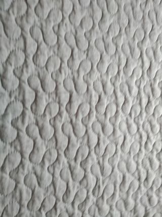 Colcha cama gris algodón 150.Alina de Ikea.