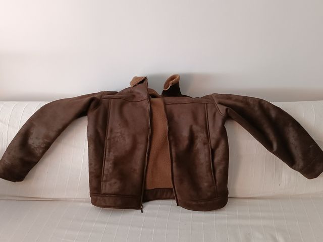 Chaqueta casual atemporal marrón hombre