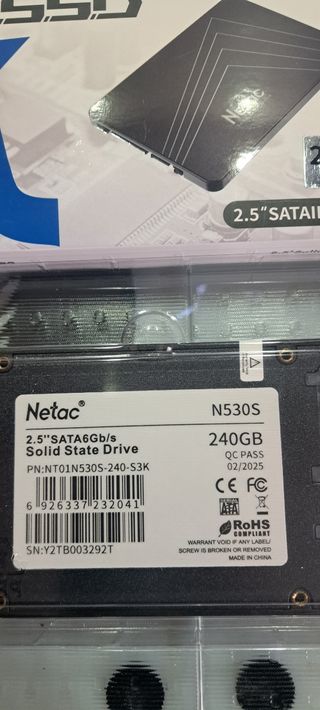 SSD Netac 240GB & 512GB