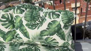 Cojines palet - hojas verdes