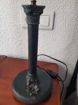 2 Lámparas mesita noche - Forja