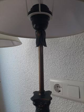 2 Lámparas mesita noche - Forja