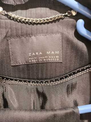 Traje ZARA MAN negro - nuevo