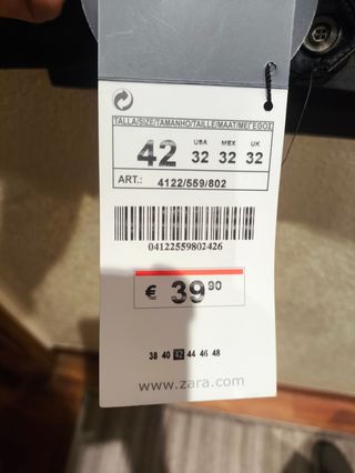Traje ZARA MAN negro - nuevo
