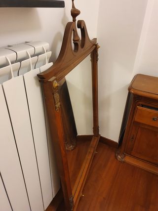 Specchio da parete o appoggio anni '50   Specchier