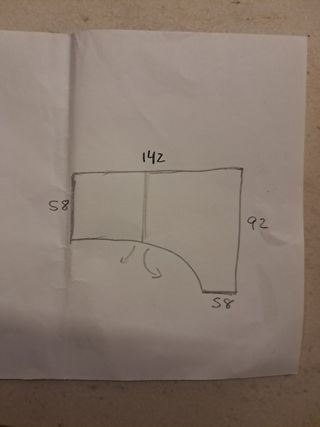 Armadio ad angolo per bambini in legno di ciliegio