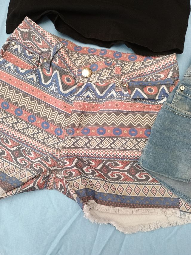 Lote ropa verano mujer - 2 tops+2 shorts