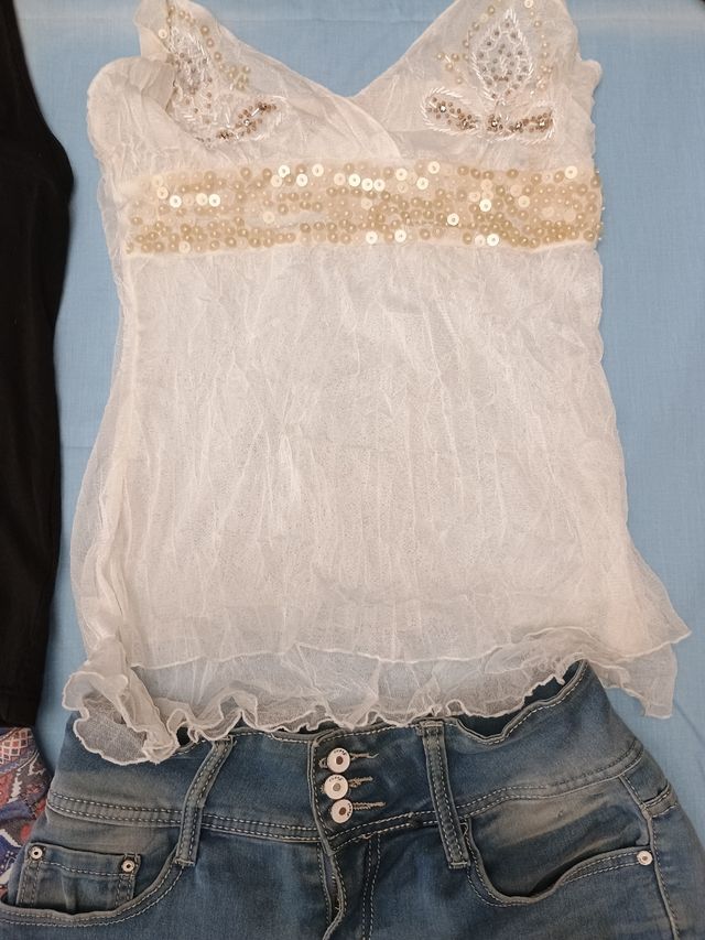 Lote ropa verano mujer - 2 tops+2 shorts