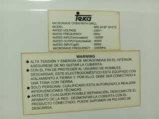 Microondas Teka vintage