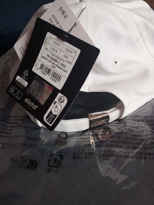 Gorra Mercedes AMG Petronas - Blanca