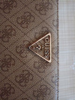 Portafoglio Guess beige