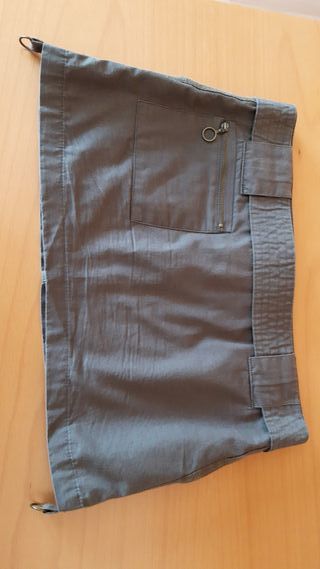 Minifalda Desigual verde militar