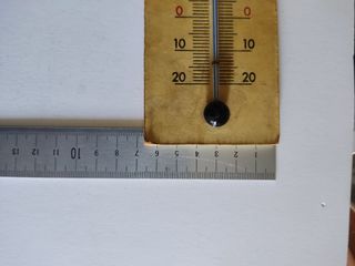 TERMÓMETRO ANTIGUO PUBLICIDAD CAFIASPIRINA BAYER