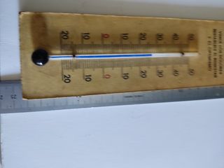 TERMÓMETRO ANTIGUO PUBLICIDAD CAFIASPIRINA BAYER