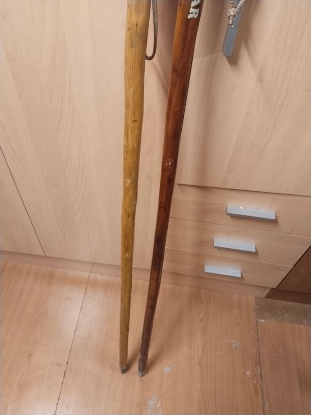 2 Bastones Senderismo Madera