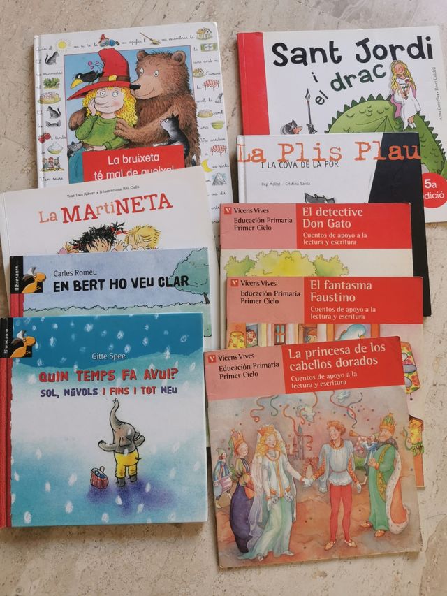 Pack 9 libros letra ligada niños