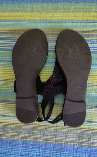 Sandalias Graceland negras talla 41