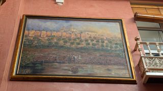 Cuadro antiguo paisaje