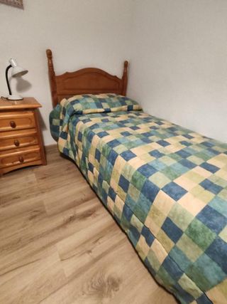Cama individual 90cm - Cabecero madera