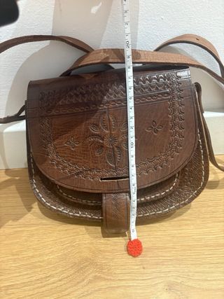 Bolso artesanal marroquí de cuero auténtico 🌟