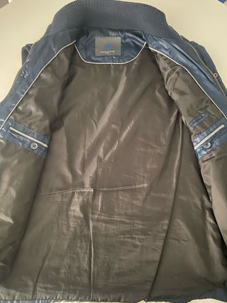 Chaleco acolchado azul hombre
