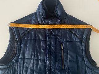 Chaleco acolchado azul hombre