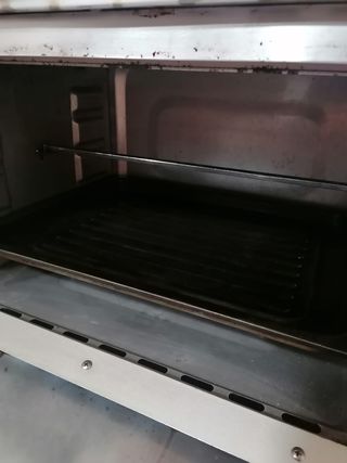 Horno portátil con grill, usado, como nuevo