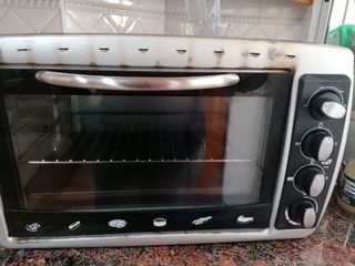Horno portátil con grill, usado, como nuevo