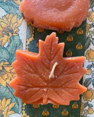 5 Candele galleggianti a forma di foglia