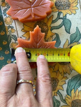 5 Candele galleggianti a forma di foglia