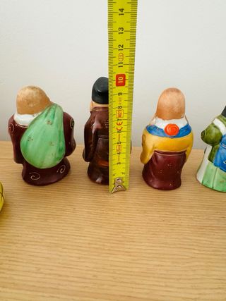 6 Figuras Sabios porcelana