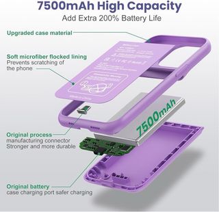 NUEVO!.. Funda batería iPhone 16 Pro 7500mAh