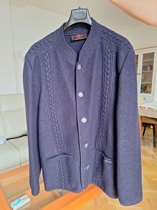 Chaqueta Jahrzeiten Loden - Azul Marino - Talla 56