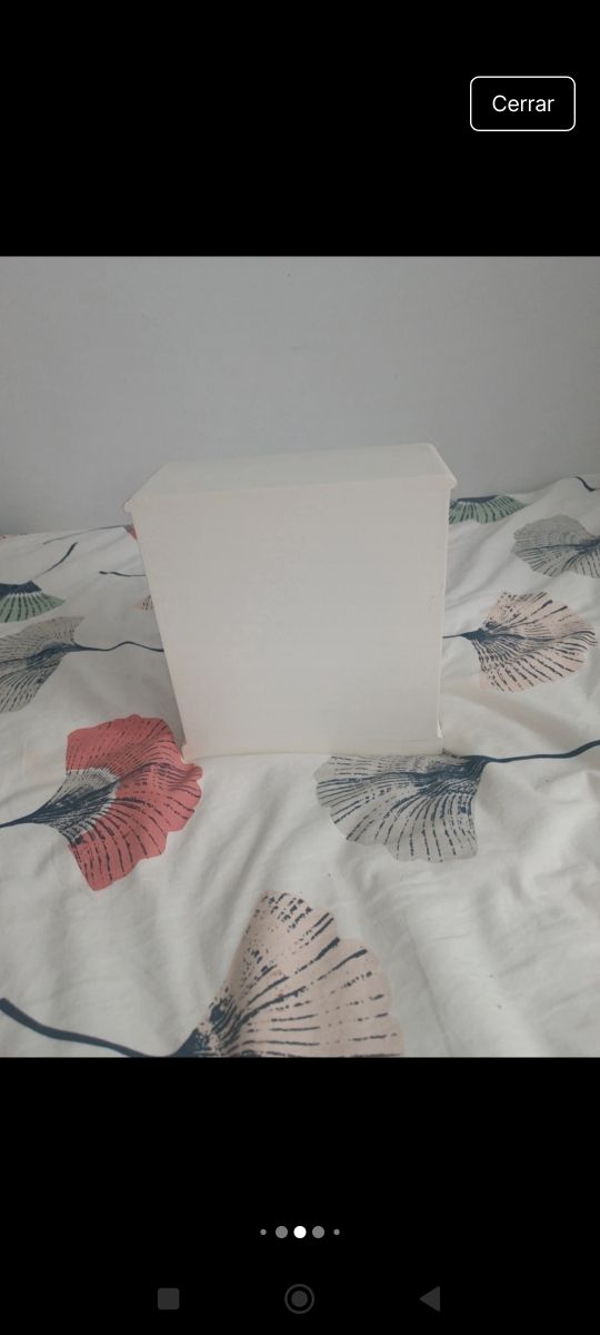 Joyero blanco madera para restaurar