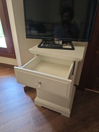 2 Mesillas noche Ikea blanca - Madera