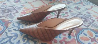 Zapatos tacón H&D marrón