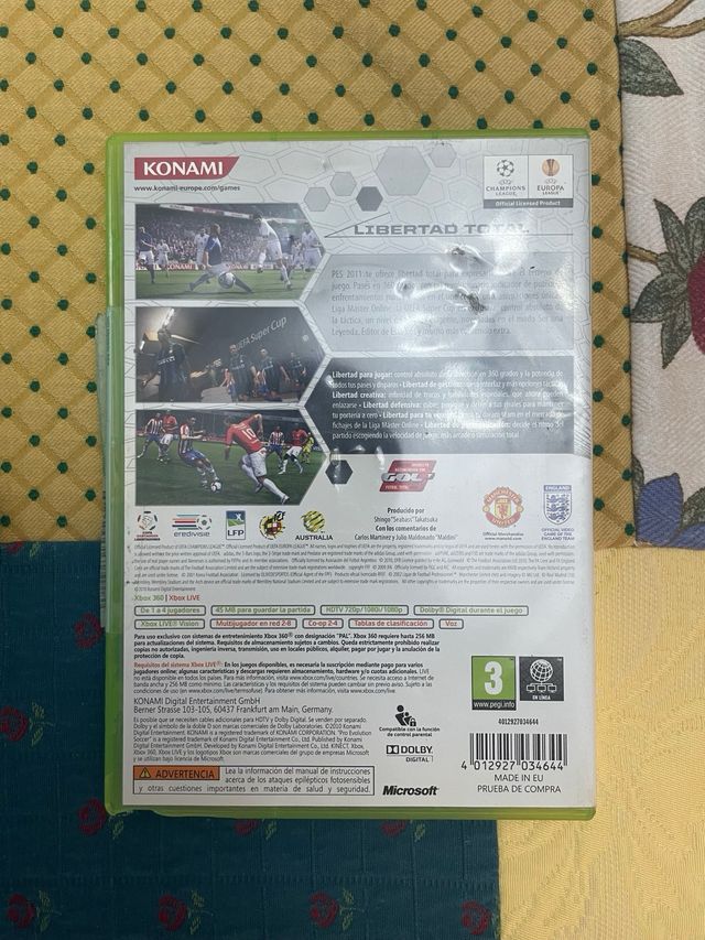 PES 2011 Xbox 360 - Konami
