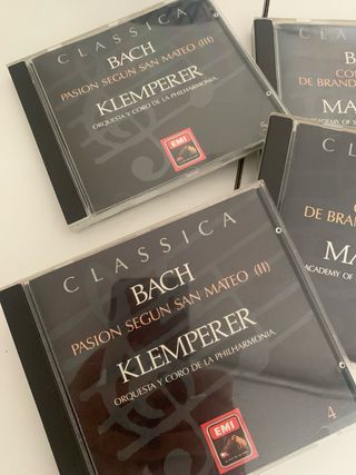 6 CDs Música Clásica - Bach, Ravel