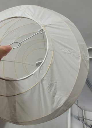 Lámpara techo globo difusor blanco